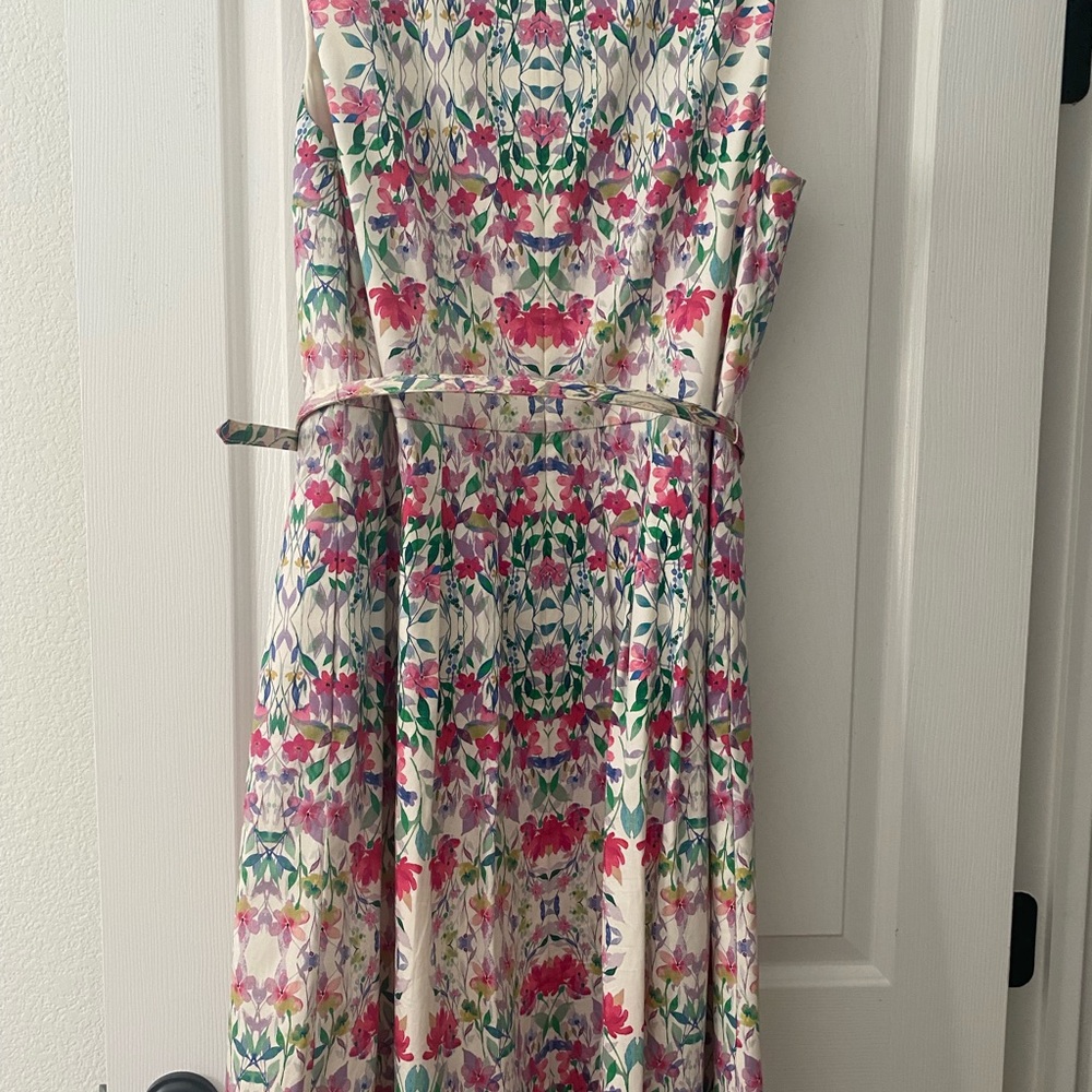 Talbots Floral Sleeveless Dress - Multicolor